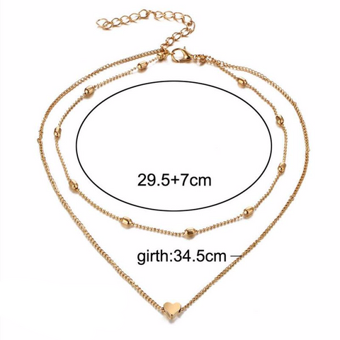 Double Heart Necklace