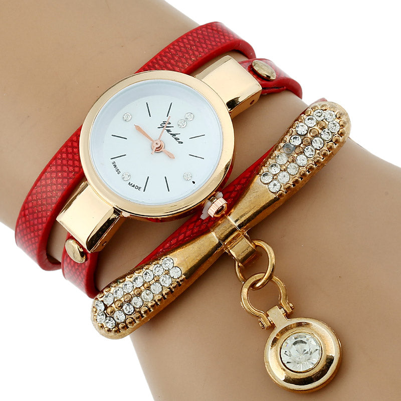 Rhinestone Bracelet Watch