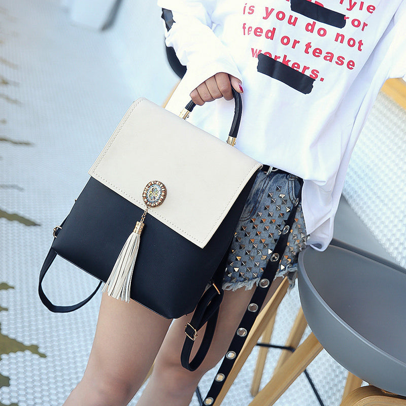 Girly Tassel Backpack