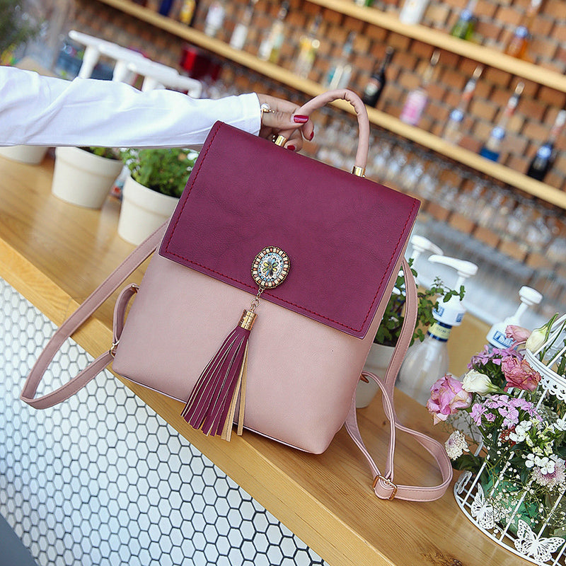 Girly Tassel Backpack