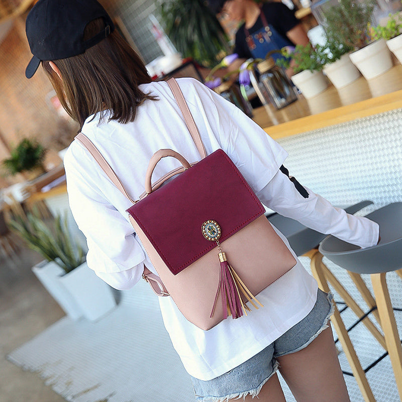 Girly Tassel Backpack