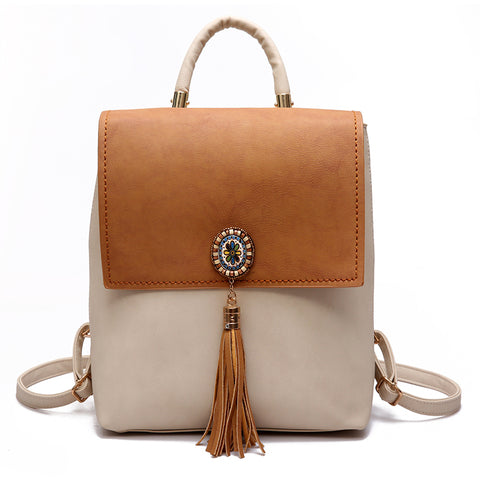 Girly Tassel Backpack