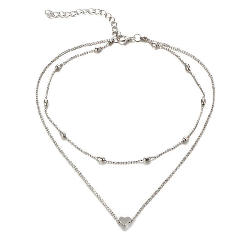 Double Heart Necklace