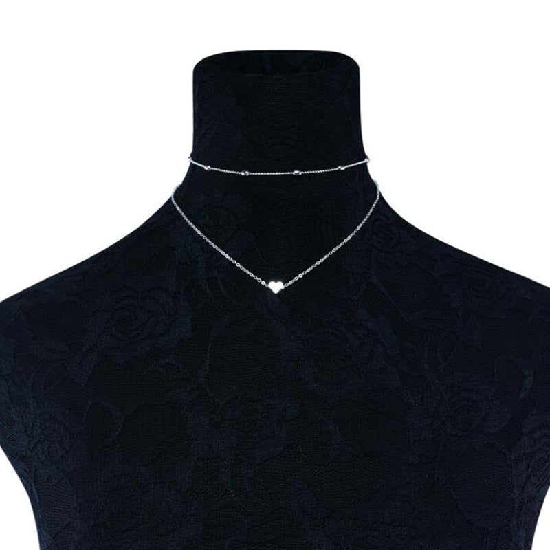 Double Heart Necklace