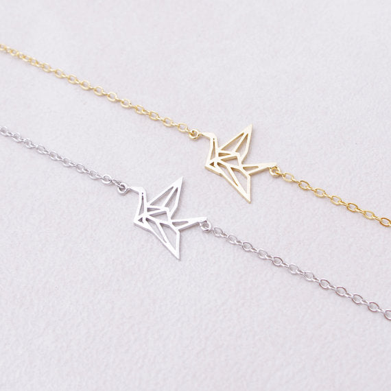 Origami Crane Bracelet