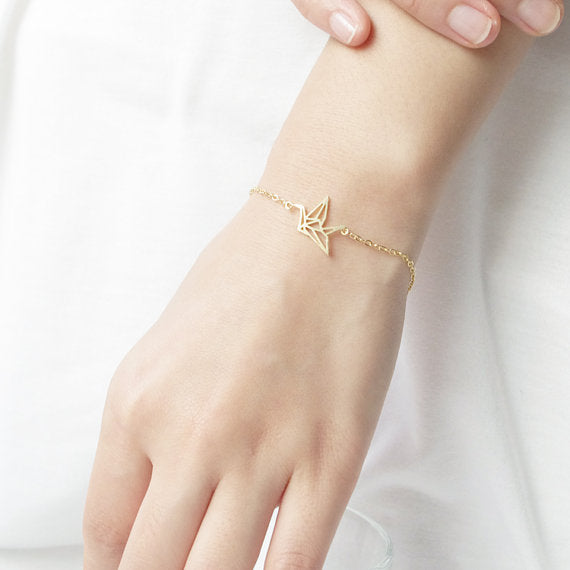 Origami Crane Bracelet