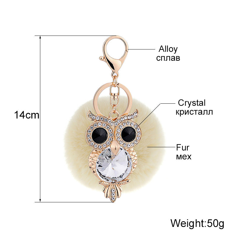 Fluffy Crystal Owl