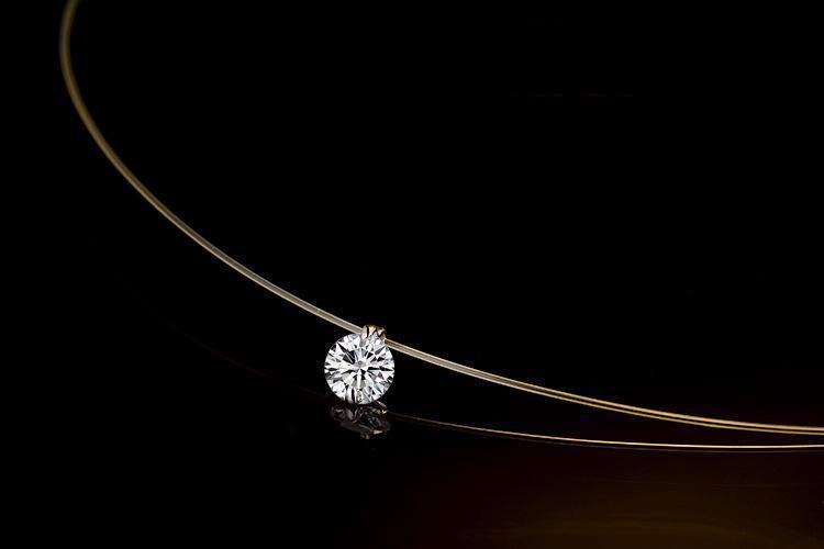 Silvery Crystal Necklace