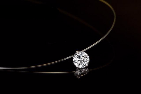 Silvery Crystal Necklace